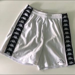 White Kappa Shorts